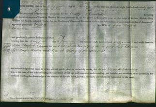 Deed by Married Women - Elizabeth Chambers-Original Ancestry