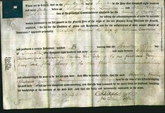 Deed by Married Women - Elizabeth Bowden Andrews-Original Ancestry