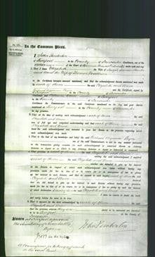 Court of Common Pleas - Elizabeth Marsden and Anne Woodburn-Original Ancestry