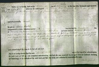 Deed by Married Women - Sarah Webb-Original Ancestry