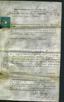 Deed by Married Women - Eliza Ann Ligoinala-Original Ancestry