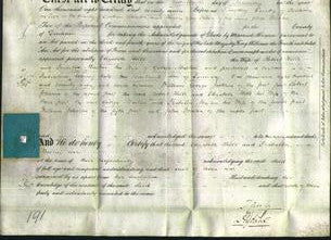 Deed by Married Women - Elizabeth Hills and Isabella Maston-Original Ancestry
