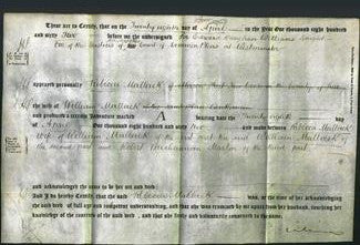 Deed by Married Women - Rebecca Mallack-Original Ancestry