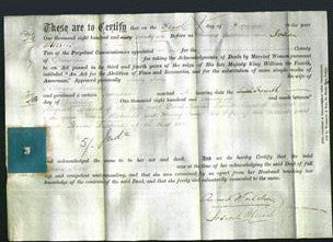 Deed by Married Women - Mary Jane Richards-Original Ancestry