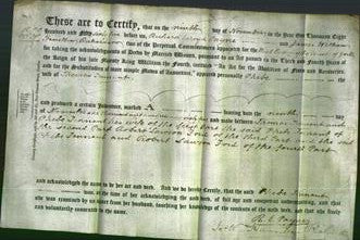 Deed by Married Women - Phebe Tennant-Original Ancestry