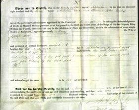 Deed by Married Women - Mary Stott-Original Ancestry