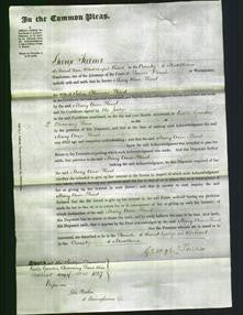 Court of Common Pleas - Mary Ann Hind-Original Ancestry