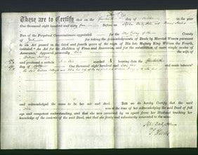 Deed by Married Women - Alice Ackroyd-Original Ancestry