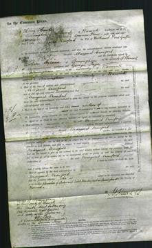 Court of Common Pleas - Margaret Crawford Griffin-Original Ancestry