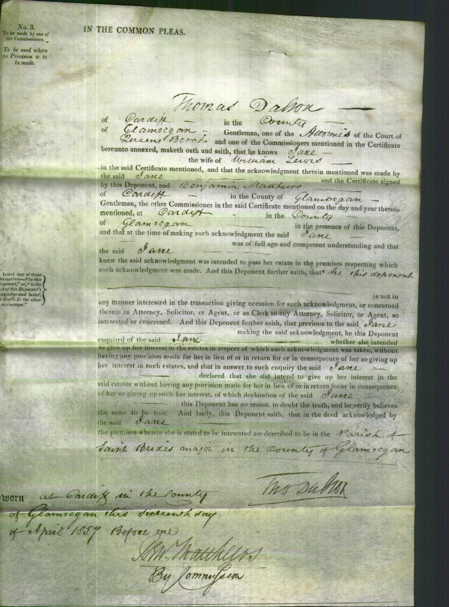 Court of Common Pleas - Jane Lewis