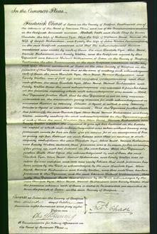 Court of Common Pleas - Charlotte Vyse, Alice Hunt, Harriet Richardson and Emily Waller-Original Ancestry