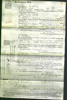 Court of Common Pleas - Susannah Smith and Caroline Burrows-Original Ancestry