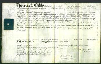 Deed by Married Women - Elizabeth Berry-Original Ancestry