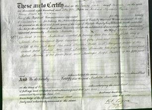 Deed by Married Women - Arabella Lucinda Parr-Original Ancestry