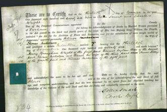 Deed by Married Women - Elinor Nicholson-Original Ancestry