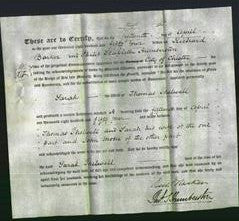 Deed by Married Women - Sarah Thelwell-Original Ancestry
