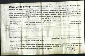 Deed by Married Women - Sarah Siddeley and Mary Jane Walkden-Original Ancestry