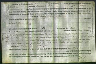 Deed by Married Women - Mary Susanna Preston-Original Ancestry