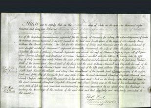 Deed by Married Women - Susannah Shawford, Elizabeth Hancock and Sarah Cooper-Original Ancestry