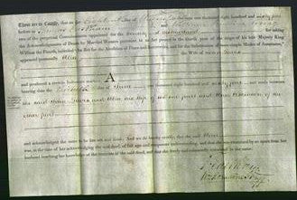 Deed by Married Women - Alice Lewis-Original Ancestry