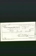 Wakefield, Massachusetts Payment Voucher - W. S. Louis-Original Ancestry