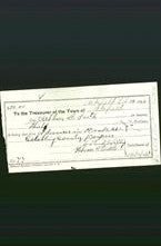 Wakefield, Massachusetts Payment Voucher - Arthur L. Foote-Original Ancestry
