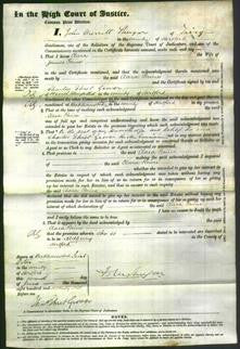 Court of Common Pleas - Clara Paine-Original Ancestry