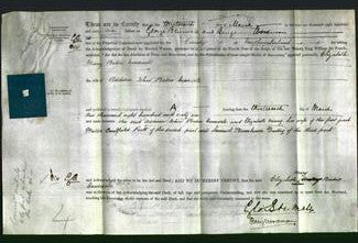 Deed by Married Women - Elizabeth Mary Baker Cresswell-Original Ancestry