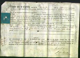 Deed by Married Women - Mary Phaisey and Catherine Presdee-Original Ancestry