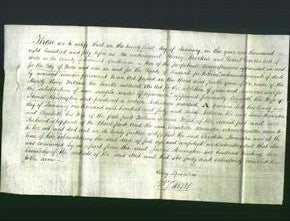 Deed by Married Women - Elizabeth Horsington-Original Ancestry