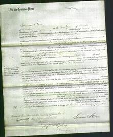 Court of Common Pleas - Elizabeth Shaw-Original Ancestry