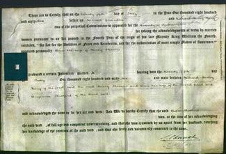 Deed by Married Women - Ann Stevens-Original Ancestry