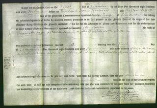 Deed by Married Women - Ann Louisa Henderson-Original Ancestry