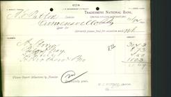 Bank Letterhead - Tradesmen National Bank