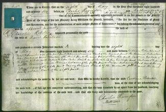 Deed by Married Women - Caroline Robertson-Original Ancestry