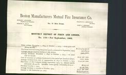 Letterhead - Boston Manufacturers Mutual Fire Insurance Co.