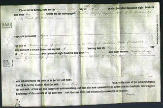 Deed by Married Women - Agnes Snape-Original Ancestry