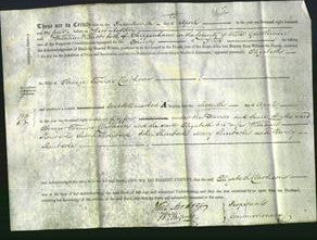 Deed by Married Women - Elizabeth Clarkson-Original Ancestry