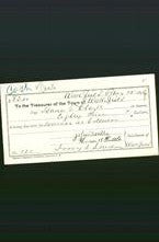 Wakefield, Massachusetts Payment Voucher - Isaac T. Clark-Original Ancestry