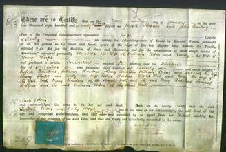 Deed by Married Women - Elizabeth Urton and Emily Thorpe-Original Ancestry