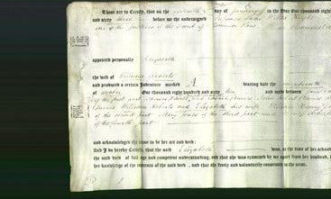 Deed by Married Women - Elizabeth Roberts-Original Ancestry