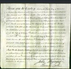 Deed by Married Women - Sarah Dockerill-Original Ancestry