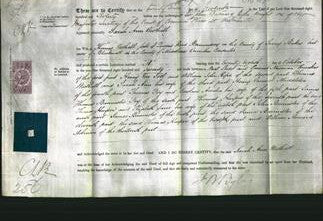 Deed by Married Women - Sarah Ann Westhall-Original Ancestry
