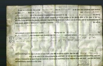 Deed by Married Women - Mary Williams-Original Ancestry