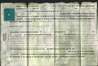Deed by Married Women - Fanny Cecilia Tubbs-Original Ancestry