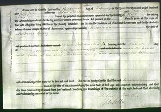 Deed by Married Women - Susannah Spong-Original Ancestry