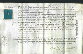 Deed by Married Women - Elizabeth Sherring, Eliza Nicholas and Emma Shepherd-Original Ancestry