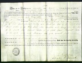 Deed by Married Women - Sarah Dudley and Mary Ann Vaughan-Original Ancestry