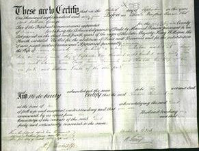 Deed by Married Women - Charlotte Simmonds-Original Ancestry