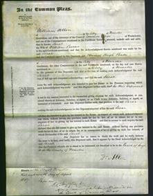 Court of Common Pleas - Sarah Prosser-Original Ancestry